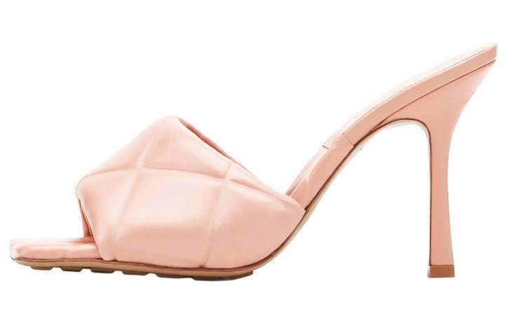 Bottega Veneta Bottega Veneta Lido Slide Slippers Women's Peach Pink
