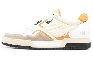 Rhude Racing Logo Embroidered Sneakers