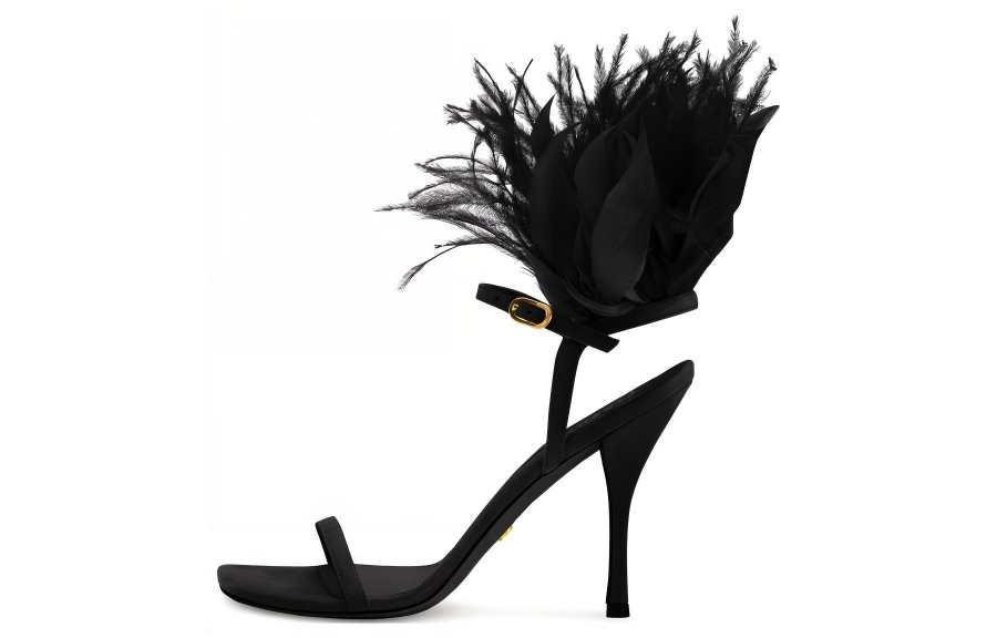 Stuart Weitzman Stuart Weitzman/SW Leather One Strap Sandals Women's Black