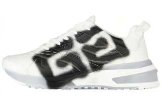 Givenchy Chito x GIVENCHY GIV 1 Leather Low top Casual Athletic Shoes Men's White Black