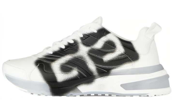 Givenchy Chito x GIVENCHY GIV 1 Leather Low top Casual Athletic Shoes Men's White Black