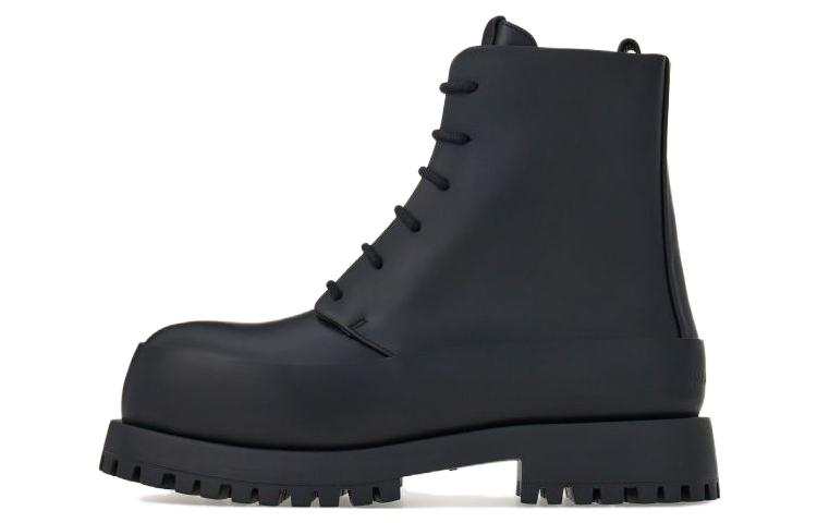 Ferragamo FERRAGAMO Lace-up Leather Combat Boots