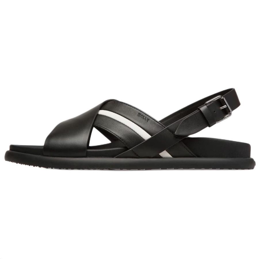 BALLY BALLY NEWPORT One Strap Sandals Men's Black