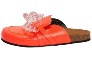 JW Anderson Chain Rubber Sole Closed Toe Slippers Women's Orange