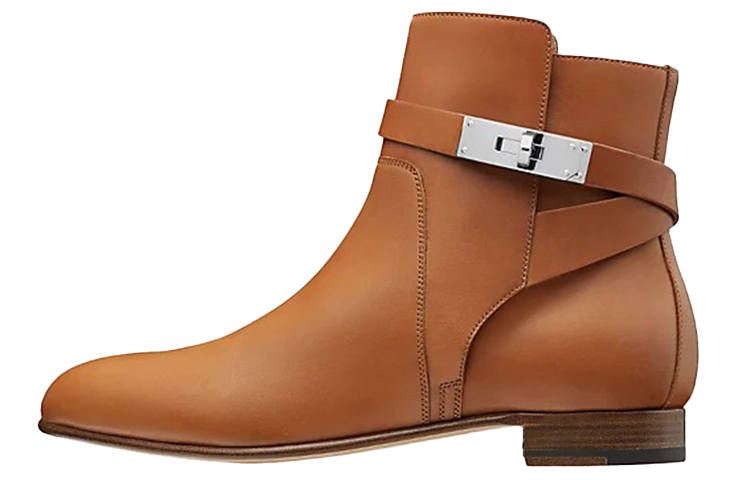 HERMES HERMES Neo Ankle Boots Women's Brown