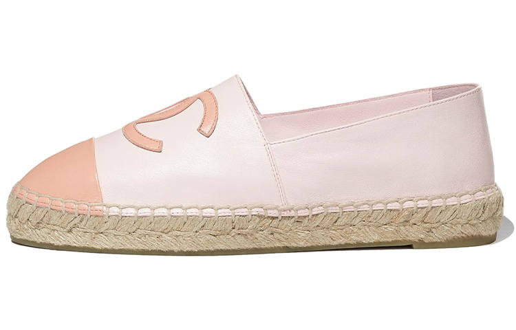 CHANEL Sheepskin Casual Shoes Women's Pink