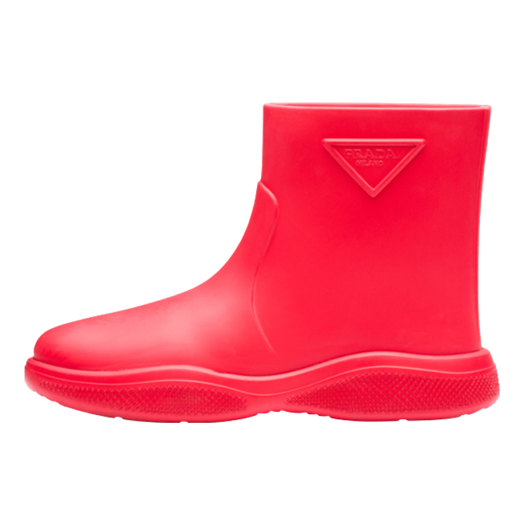 PRADA PRADA Ankle Boots Men's Red