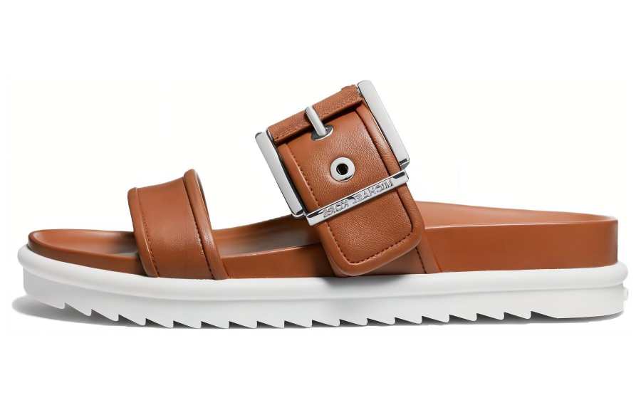 MICHAEL KORS Michael Kors Buckled Leather Sandals