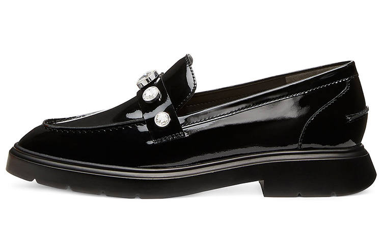 Stuart Weitzman Stuart Weitzman/SW Patent Leather Loafers Women's Black