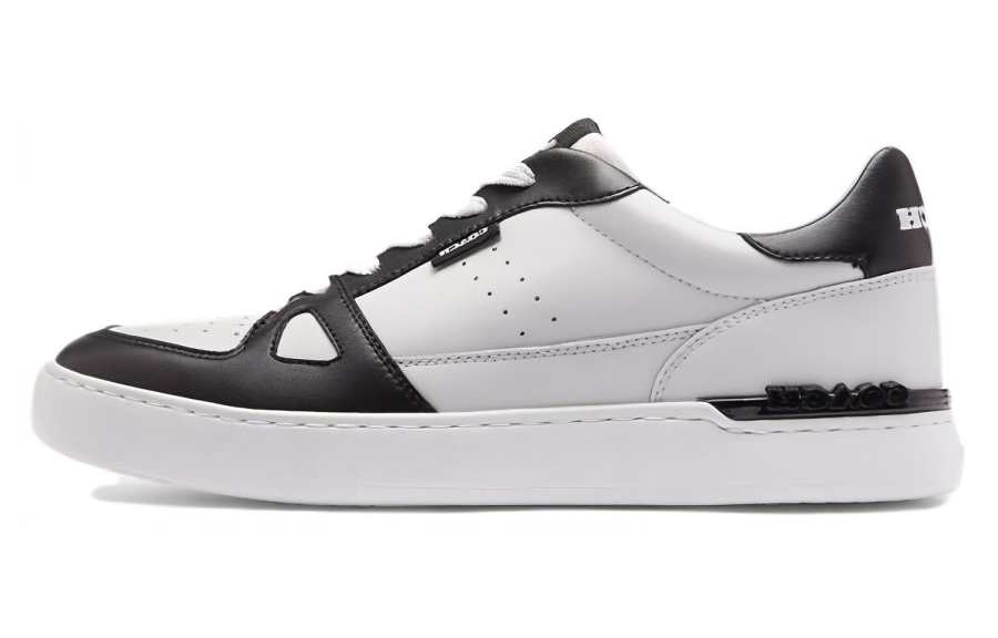 COACH COACH Low top Skateboard Shoes Men's Black White