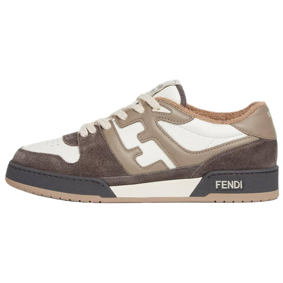 FENDI FENDI Match Low Top Suede 'Grey White'
