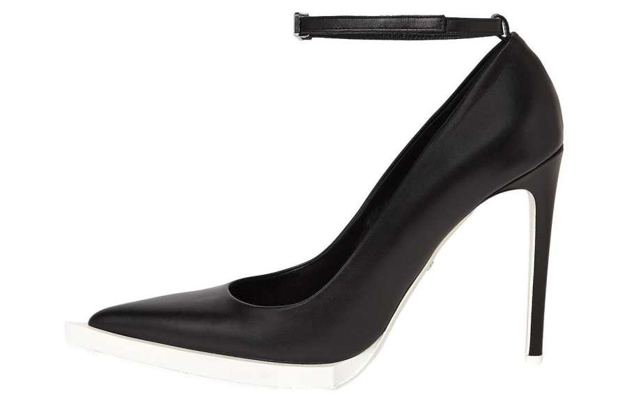GCDS 110mm Pointed Leather Pumps