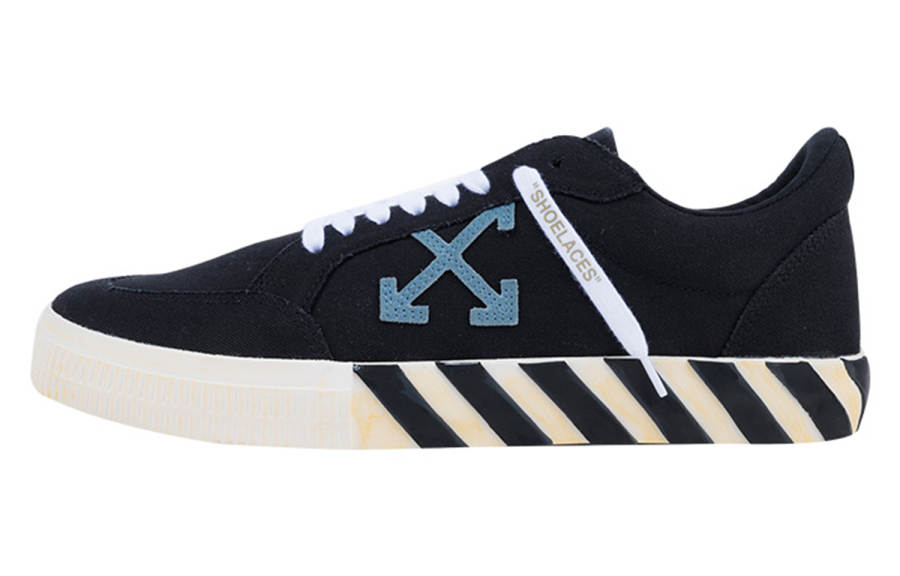 OFF-WHITE OFF WHITE Vulc Low Eco Canvas Black White Blue