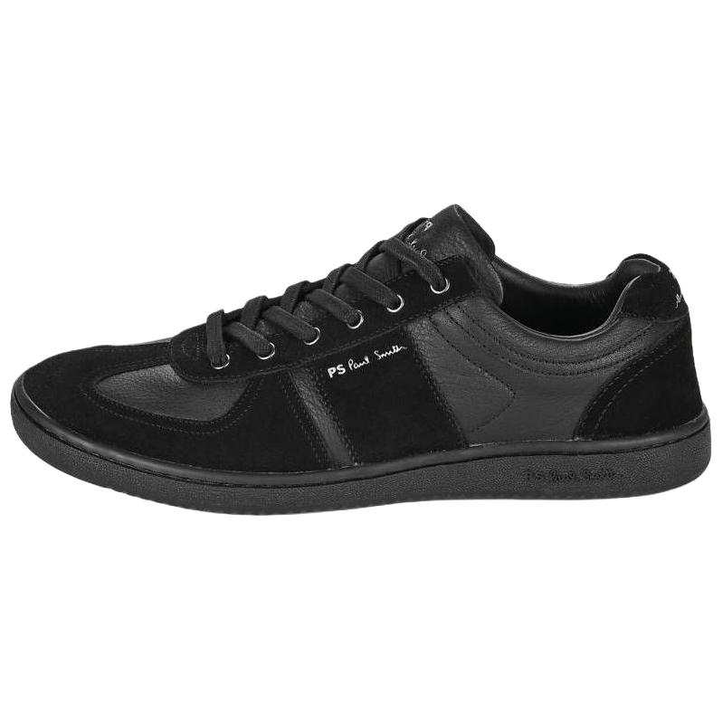 PS By Paul Smith ROBERTO Leather Low top Skateboard Shoes Men's Black