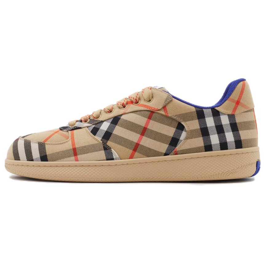 Burberry Terrace Low top Skateboard Shoes Men's Sandy Beige