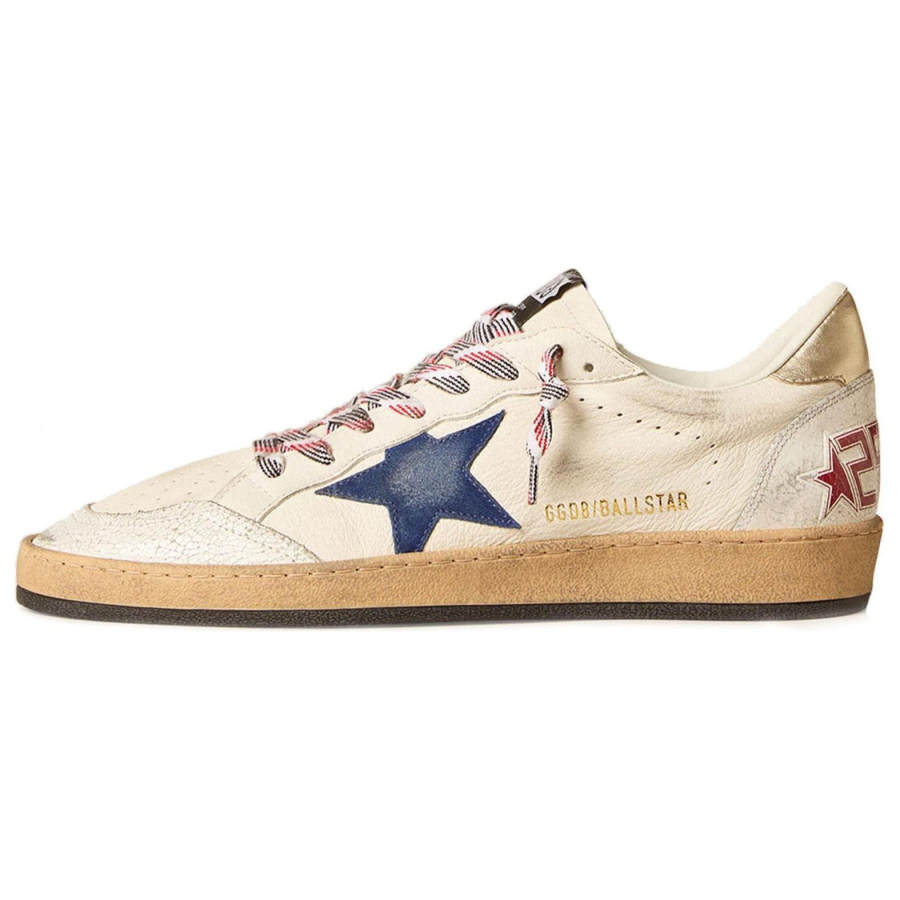 Golden Goose Ball-Star Leather Sneakers