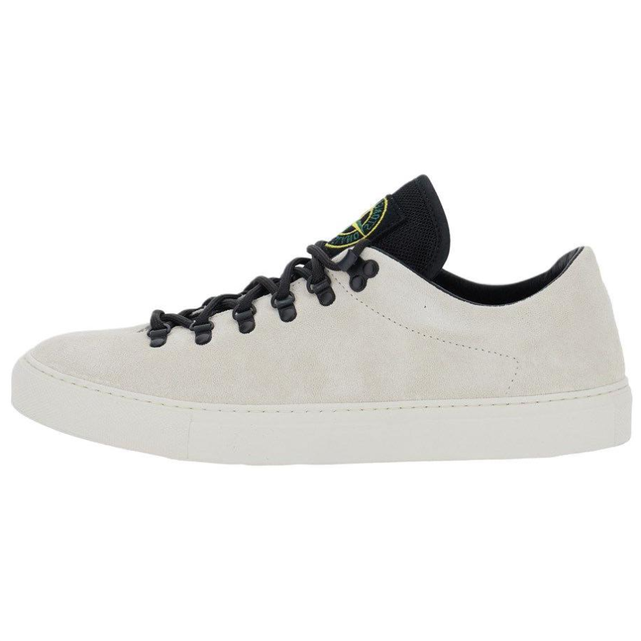 STONE ISLAND Compass Patch Lace Up Sneakers