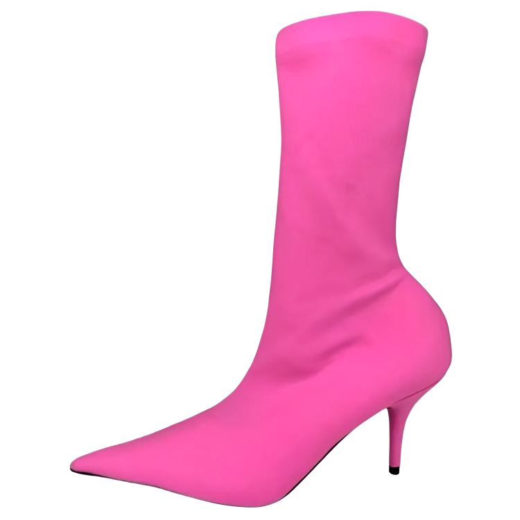 Balenciaga Knife Ankle Boots 8cm Women's Pink