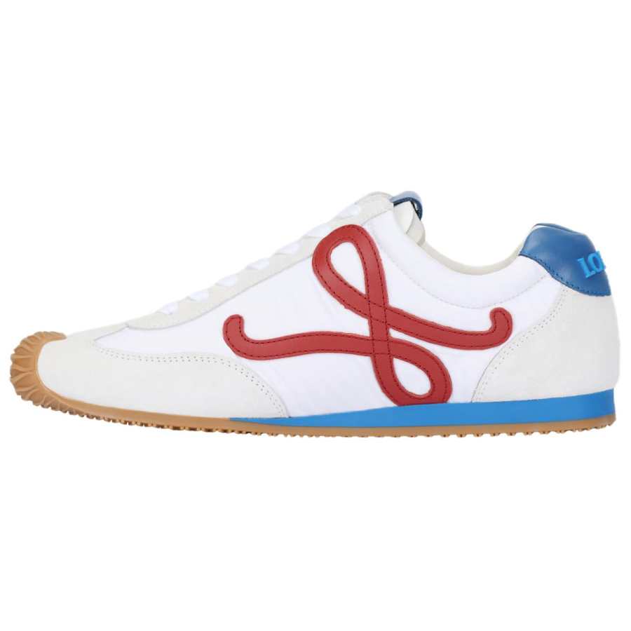 LOEWE Ballet Runner 2.0 2.0 Low top Life Casual Shoes 2cm Women's White Red Blue