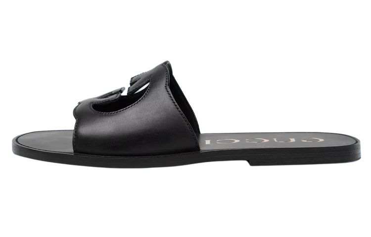 GUCCI GUCCI Interlocking Slide Slippers Men's Black