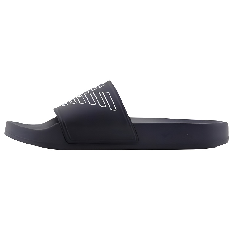 EMPORIO ARMANI Slide Slippers Men's Blue White