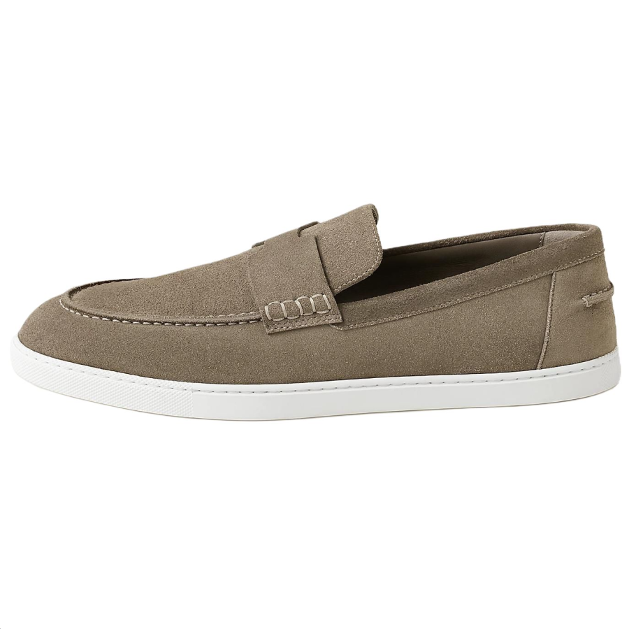 HERMES Job Casual Shoes Men's Umber