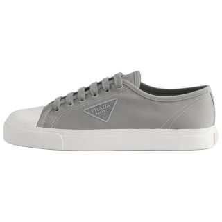 PRADA Low top Canvas Shoes Men's Gray