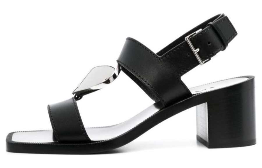 Alaia Alaia One Strap Sandals 6CM Women's Black
