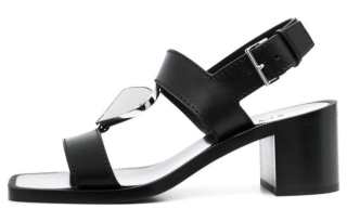 Alaia One Strap Sandals 6CM Women's Black