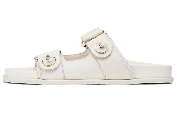 Jimmy Choo Fayence Pearl-embellished Sandals