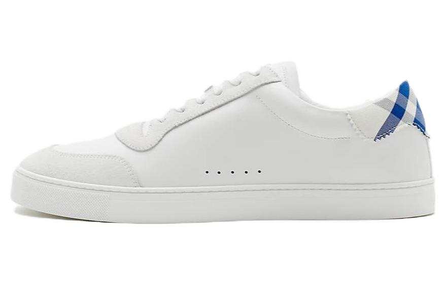 Burberry Burberry Checkered Leather Sneakers