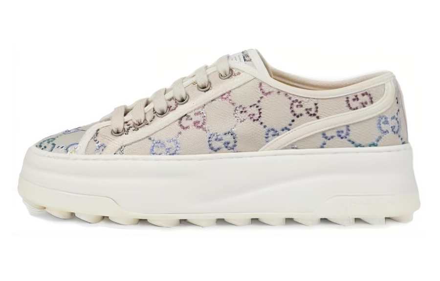 Gucci Wmns Gg Sneaker 'Off White Crystals' Women's