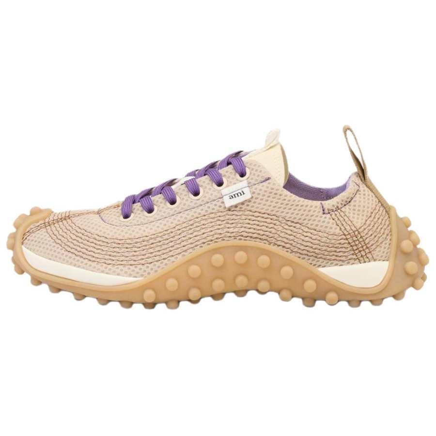 AMIPARIS Mirage Cow Leather Low top Casual Shoes Unisex Pink