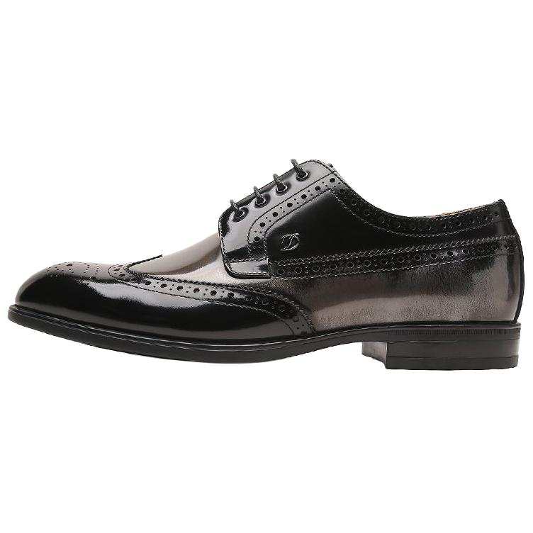 S.T.Dupont S. T.DUPONT Cow Leather Dress Shoes Men's Gray