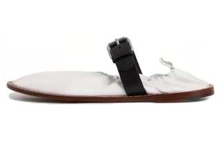 Plan C Sheepskin Casual Shoes Women's White