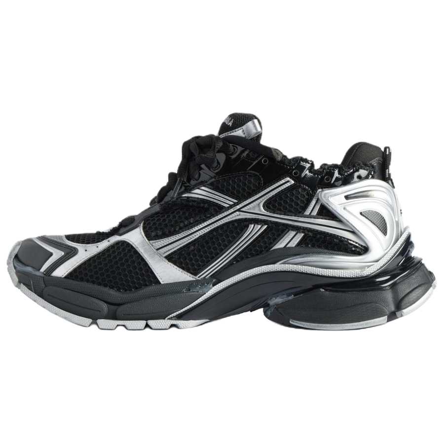 Balenciaga Runner Low top Chunky Sneakers Women's Silver Black