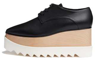 Stella McCartney Elyse Lace Up Platform Shoes Women's