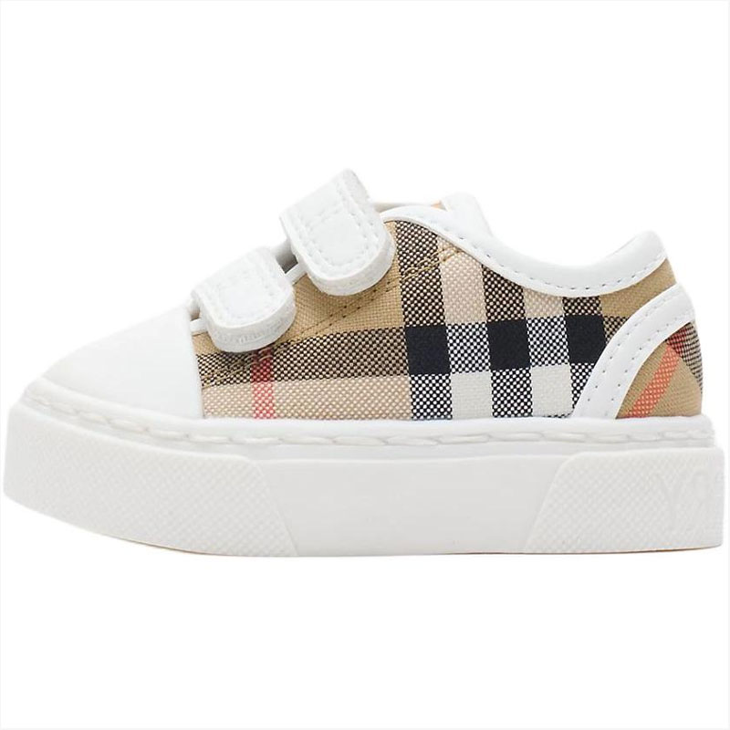 Burberry Low top Pre Walking Baby Shoes Sandy Beige Infant And Toddler