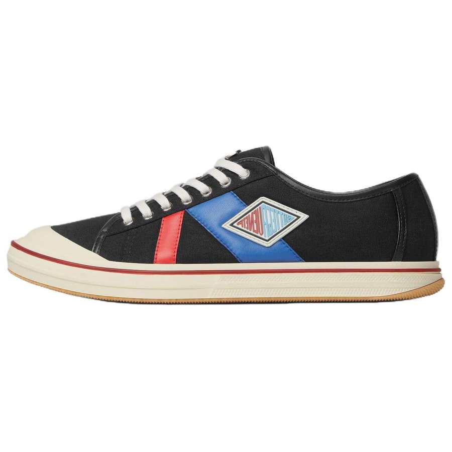Bottega Veneta Eliot Low top Canvas Shoes Men's Black