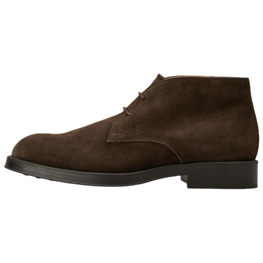 TOD'S Suede Ankle Boots Men's Brown