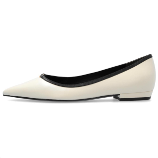 TORY BURCH Leather Casual Shoes Women's Ecru