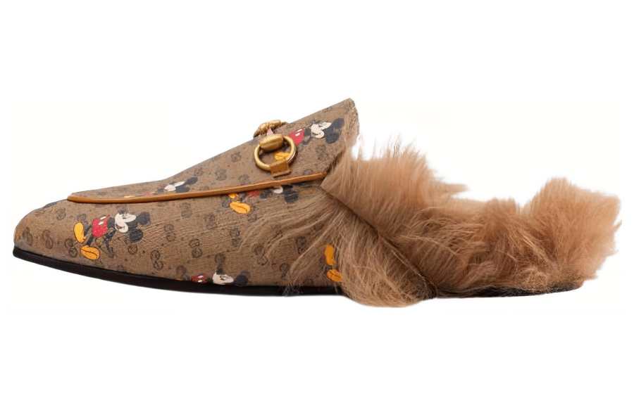 GUCCI Disney x GUCCI Princetown Casual Shoes Women's Ebony