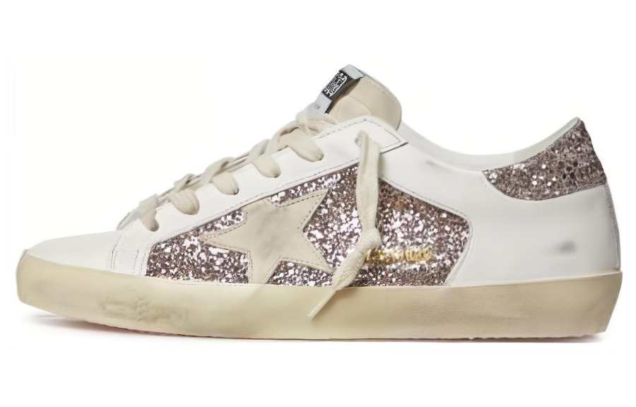 Golden Goose Super Star Low top Skateboard Shoes Women's White