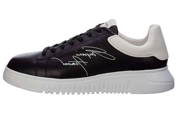 EMPORIO ARMANI EMPORIO ARMANI Signature Logo-Printed Low-Top Sneakers