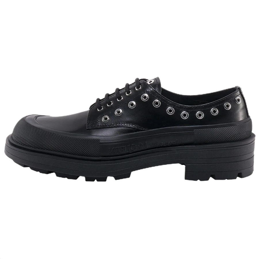 Alexander McQueen Studded Detailed Lace Up Shoes