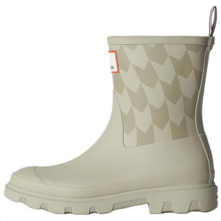 Maison Kitsune Hunter Collaboration Chevron Downpour Rain Boots Unisex Green