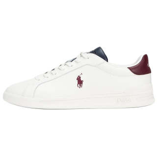 Polo Ralph Lauren Court Leather Low top Skateboard Shoes Men's White