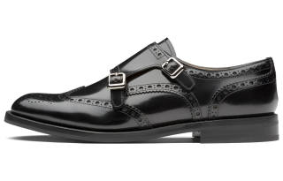 CHURCH'S Binder Leather Casual Shoes Women's Black