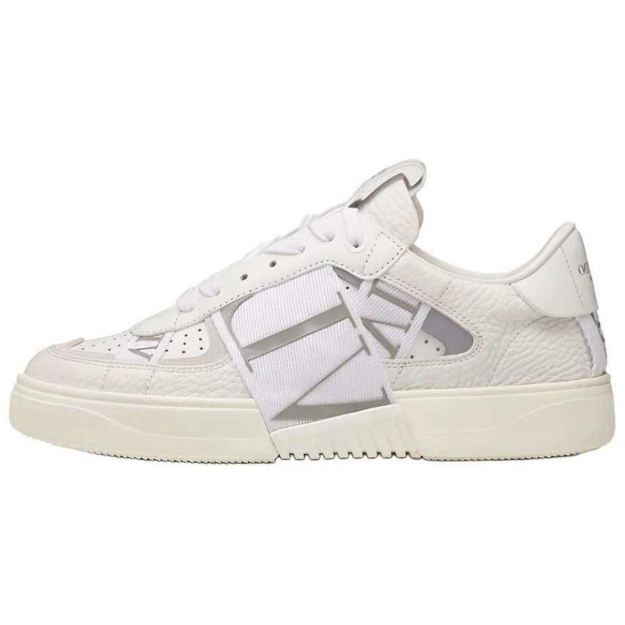 Valentino VL7N Low top Stylish Skateboarding Shoes Women's Gray White