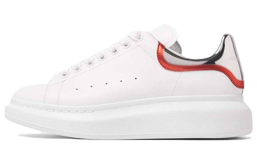 Alexander McQueen Alexander McQueen Oversized White Silver Red Metallic